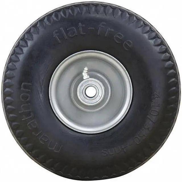 Alt view image 4 of 7 - MARASTAR 30030 Flat Free Wheel,Polyurethane,300 lb,Gray