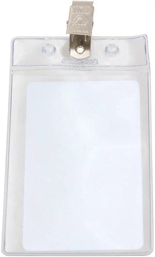 Alt view image 3 of 5 - SICURIX BAU 67860 ID Badge Holder,Vertical,PK50