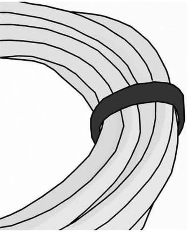 Alt view image 4 of 5 - VELCRO BRAND 189755 Reclosable Fastener, No Adhesive, 75 ft, 1/2 in W, Black