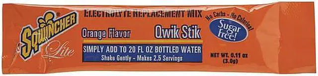Alt view image 5 of 8 - Sqwincher Zero Qwik Stik Sugar Free, Fruit Punch, .11 0z (Pack of 50)