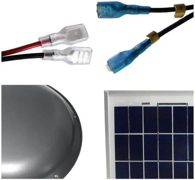 Alt view image 4 of 4 - MAXX AIR CXSOLRWGUPS 433 CFM Solar Powered Roof Mount Power Attic Ventilator