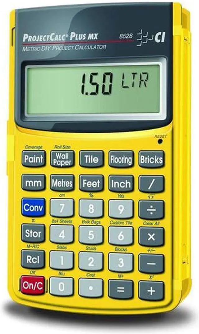 Alt view image 3 of 4 - CALCULATED INDUSTRIES 8528 Metric Project Calculator,11 Digits