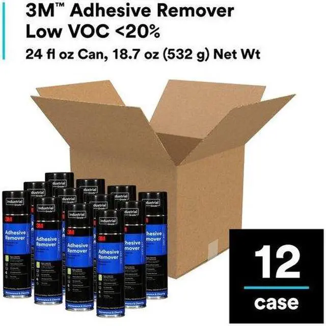 Alt view image 11 of 14 - 3M 787973 Adhesive Remover Low Voc, 24 Oz. Can
