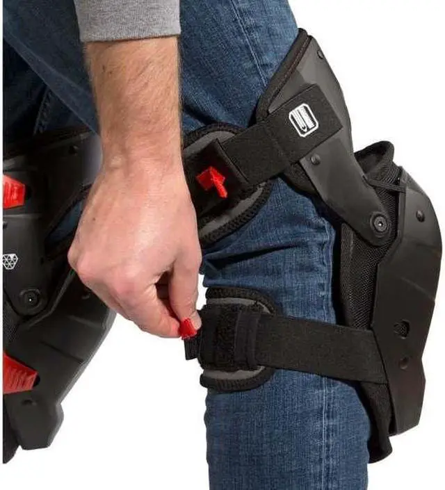 Alt view image 4 of 7 - PROLOCK 93183 Impact-Absorbing Gel Knee Pads, With Thigh Stabilization,
