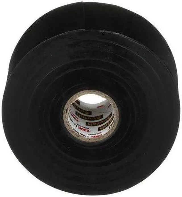 Alt view image 4 of 6 - Scotch Rubber Splicing Tape, 30.00 mil Thick, 2" X 30 ft., Black, 1 EA  130C2x30
