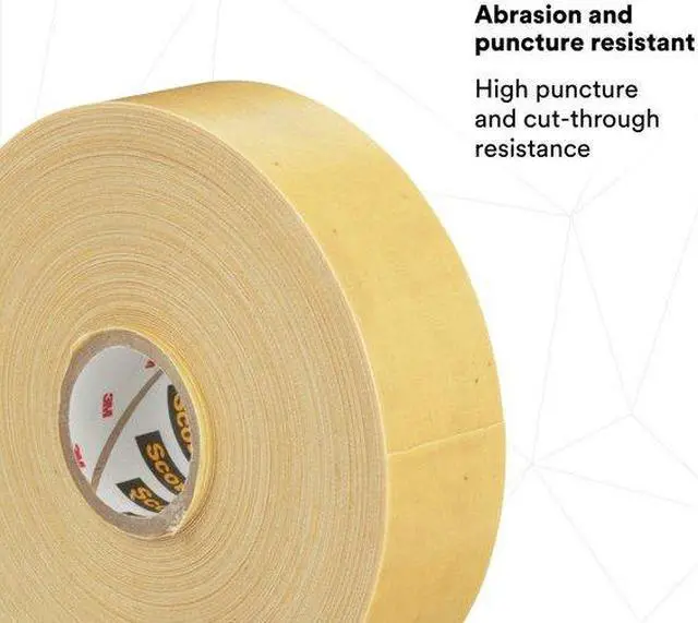 Alt view image 4 of 8 - 3M 2520-3/4X36YD Varnished Cotton Cambric Electrical Tape 2520, Scotch, 3/4 in