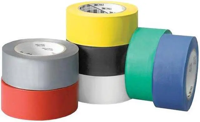Alt view image 7 of 9 - ProTapes Cable Path Cured Rubber Resin Zone Coated Gaffers Tape, 12.5 mil Thick, 30 yds Length, 4 Width, Black Pack of 1