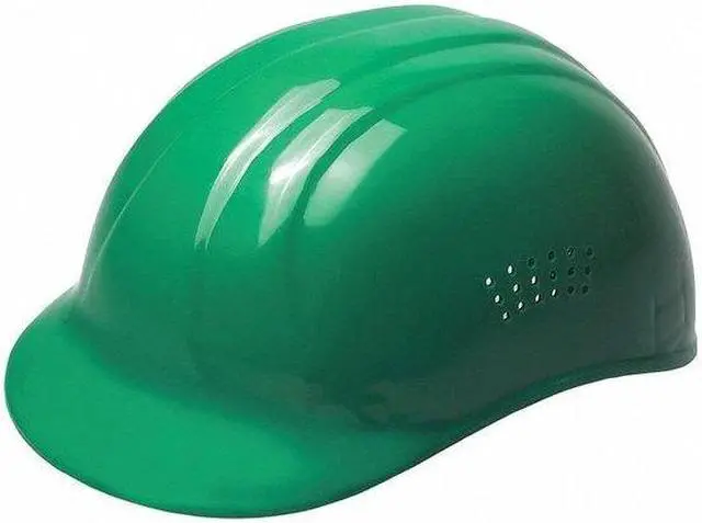 Alt view image 2 of 2 - ERB SAFETY 67 Vented Bump Cap, Front Brim, 4-Point Pinlock Suspension, Fits Hat