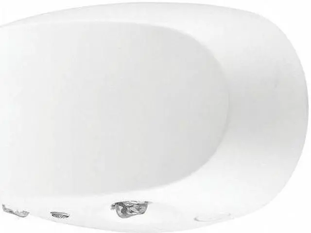 Alt view image 3 of 3 - LITHONIA LIGHTING ELM2LF M12 Emergency Light, LED, 6VDC, 9-7/32"L, 4.8W