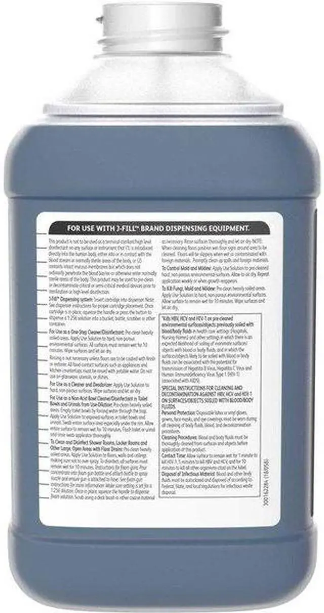 Alt view image 3 of 3 - DIVERSEY 04329. Deordorizing Cleaner and Disinfectant Concentrate, 2.5L Bottle,