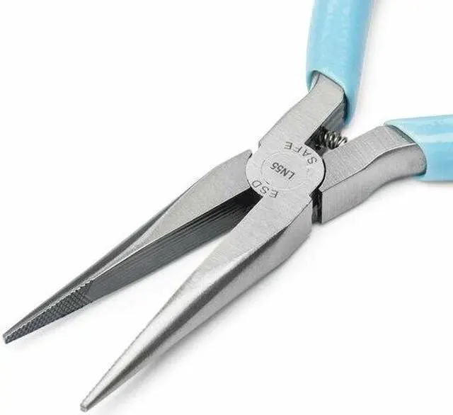 Alt view image 4 of 7 - XCELITE LN55VN 5 1/2 in Weller(R) Xcelite(R) Long Nose Plier Ergonomic Handle