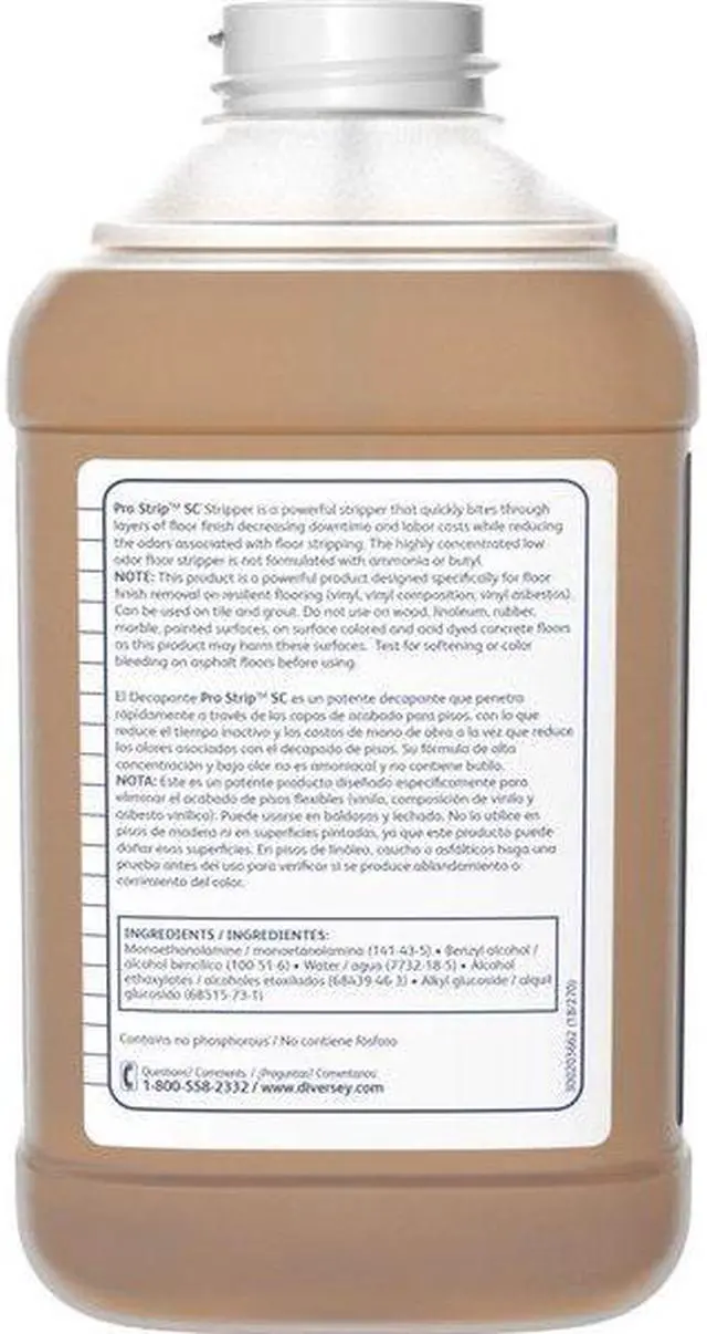 Alt view image 4 of 5 - DIVERSEY 95547355 High Efficiency Floor Stripper, 2.5L Bottle, 2 PK