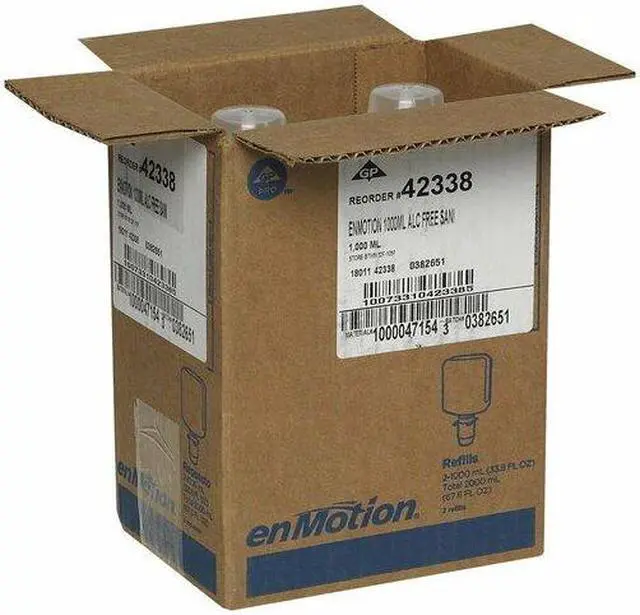 Alt view image 3 of 5 - GEORGIA-PACIFIC 42338 Hand Sanitizer, Cartridge, Foam, 1000mL, PK2