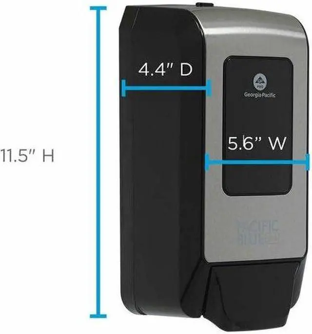 Alt view image 3 of 7 - GEORGIA-PACIFIC 53060 Soap Dispenser, Manual, Foam, Silver