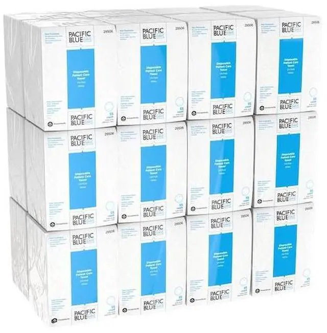 Alt view image 4 of 6 - GEORGIA-PACIFIC 29506 Pacific Blue Select Dry Wipe, 1 Ply, 55 Sheets, No Roll,
