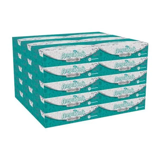 Alt view image 3 of 3 - GEORGIA-PACIFIC 48580 Angel Soft Professional Series 2 Ply Facial Tissue, 100