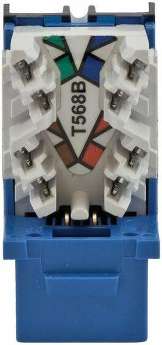 Alt view image 6 of 7 - Hubbell HXJ6GY JACK HXJ CAT6 8POS UNIA-B GY