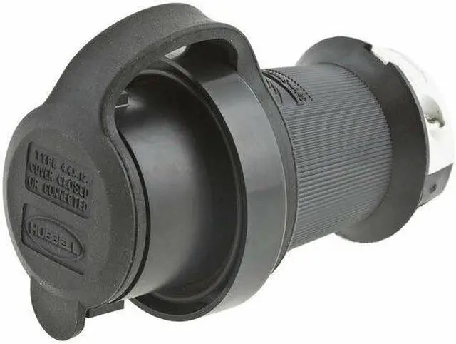 Alt view image 3 of 3 - HUBBELL WIRING DEVICE-KELLEMS HBL2321SW Watertight Locking Plug, L6-20P, 20 A,
