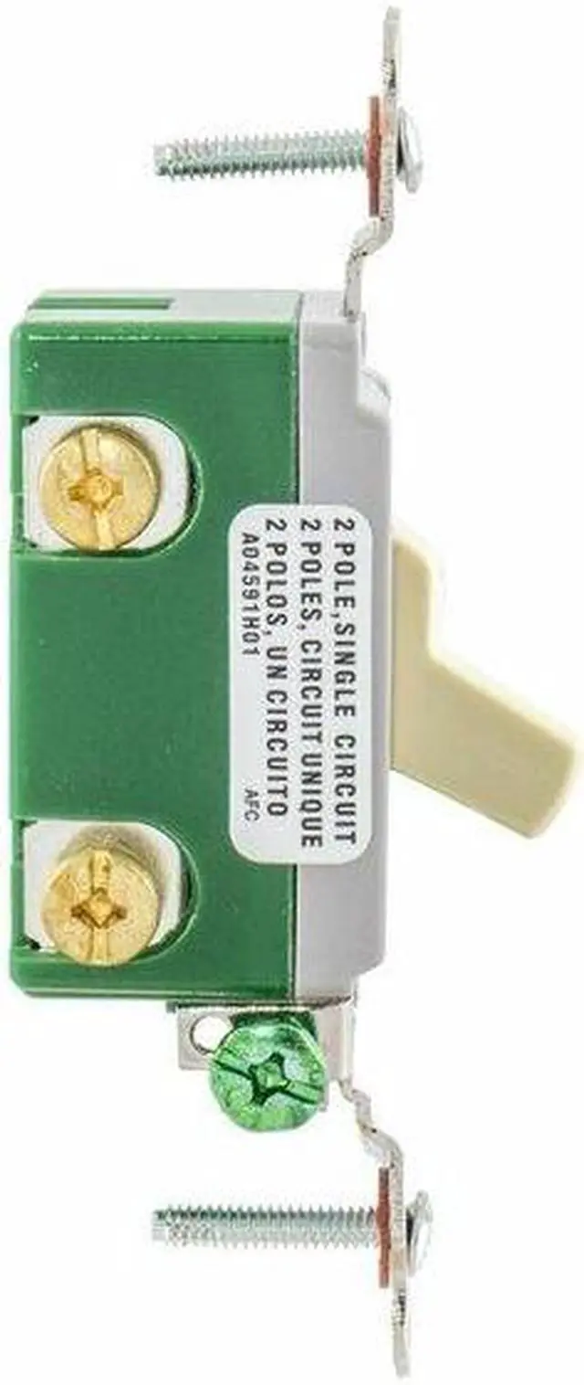 Alt view image 5 of 5 - HUBBELL WIRING DEVICE-KELLEMS HBL3032I Wall Swtch, 2-Pol, 120/277V, 30A, Ivry,