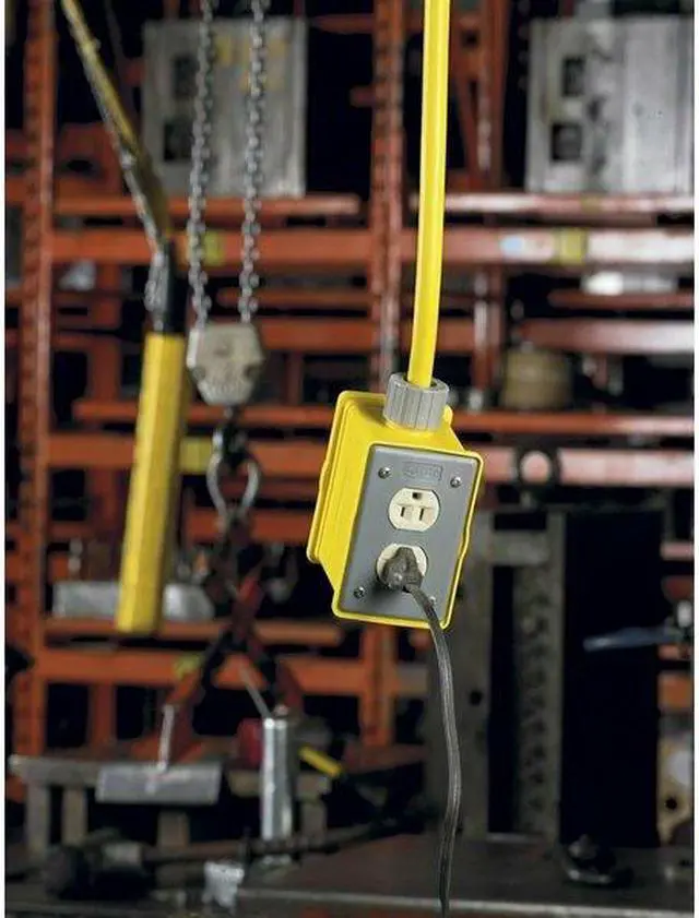 Alt view image 4 of 4 - Hubbell Wiring Device-Kellems Portable Outlet Box,1Gang,33 cu. in HAWA HBLPOB1D