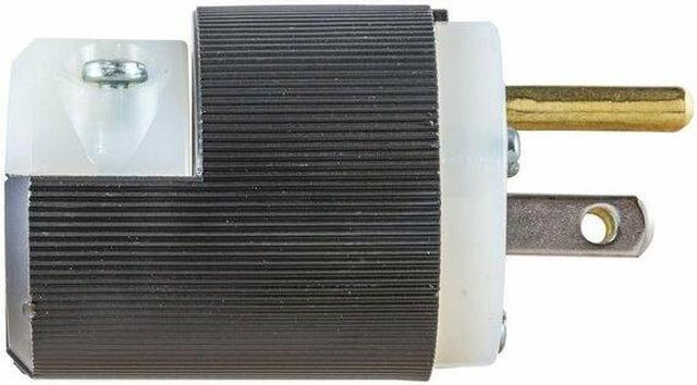 Alt view image 7 of 7 - HUBBELL WIRING DEVICE-KELLEMS HBL5266C Straight Blade Plug, Male, Straight,
