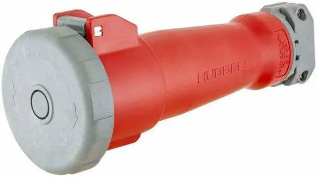 Alt view image 5 of 6 - HUBBELL HBL430R7W IEC Pin and Sleeve Receptacle,30A,480V