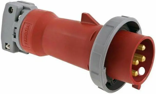 Alt view image 4 of 4 - HUBBELL WIRING DEVICE-KELLEMS HBL430P7W Watertight Pin & Sleeve Plug, 30 A,
