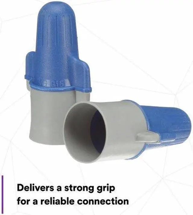 Alt view image 4 of 8 - 3M B/G+BOX Twist On Wire Connector, 14-6 AWG, PK50, Width: 1.12 in