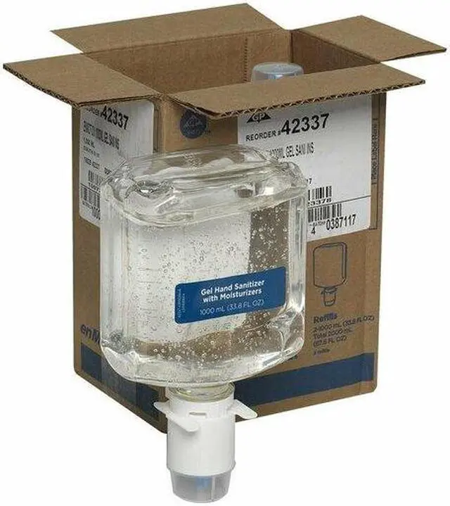 Alt view image 4 of 5 - GEORGIA-PACIFIC 42337 Hand Sanitizer, Cartridge, Gel, 1000mL, PK2