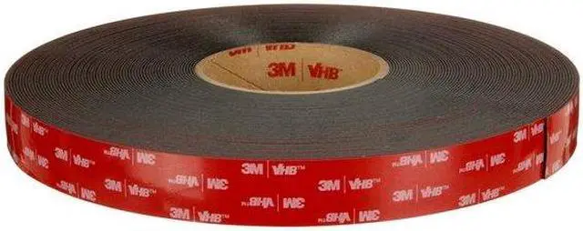 Alt view image 4 of 4 - 3M 5952 Double-Sided Foam Tape, 1 in W, 36 yd L, 1/16 in, Acrylic Foam,