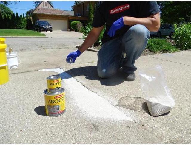 Alt view image 4 of 4 - ABATRON ACKR Light Gray Concrete Repair Compound, Abocrete Series, Gray, 40 lb,