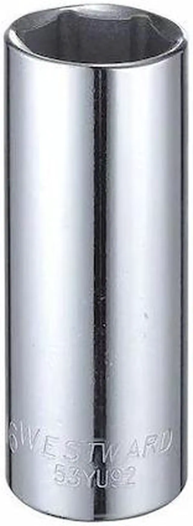 Main image of WESTWARD 53YU92 1/2" Drive, SAE Socket, 15/16" Socket Sz, 6 Pts