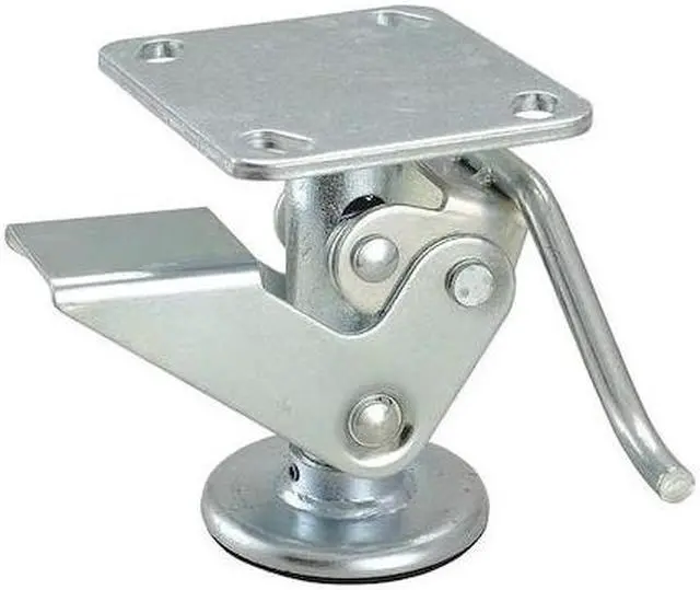Main image of ZORO SELECT 16V371 Floor Lock,Plate,6 in. H,4 x 4-1/2