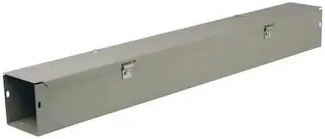 Alt view image 4 of 5 - WIEGMANN HS445NK Straight Section Wireway, 1 Rating, Steel, Powder Coated