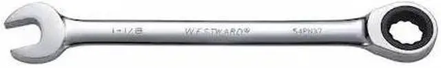 Main image of WESTWARD 54PN37 Ratcheting Wrench, Combination, SAE, 1-1/8