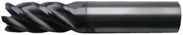 Main image of CLEVELAND C80560 5-Flute Carbide HP Square Single End Mill for Ferrous Matl CTD