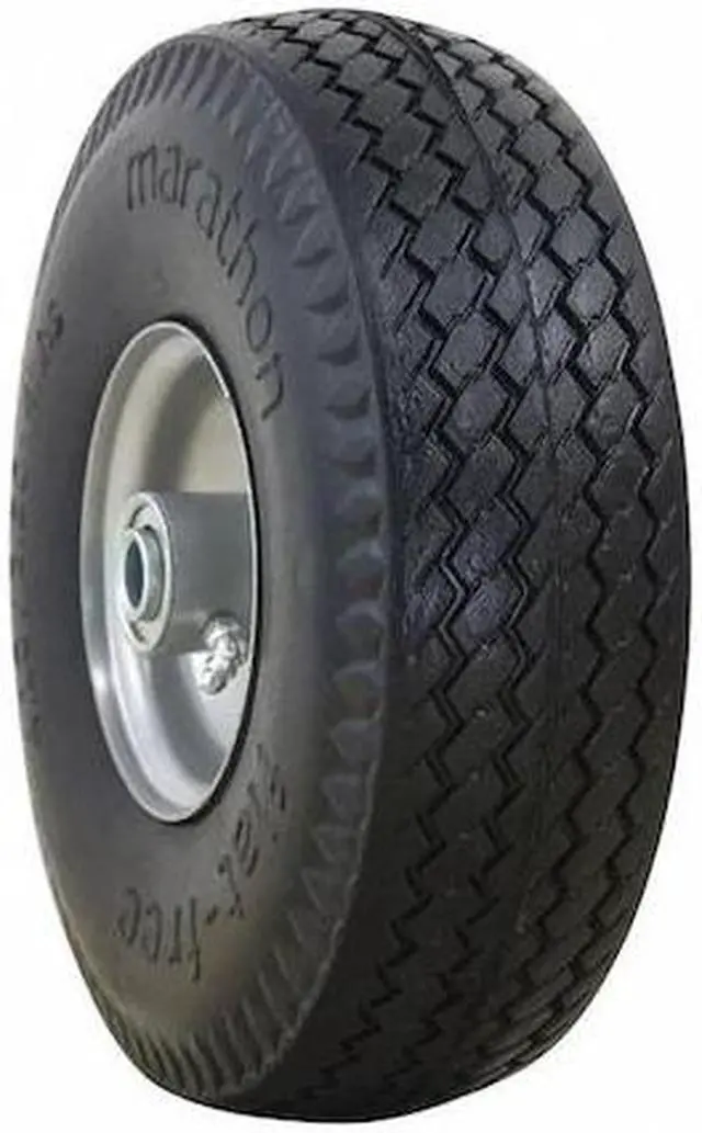 Main image of MARASTAR 30030 Flat Free Wheel,Polyurethane,300 lb,Gray