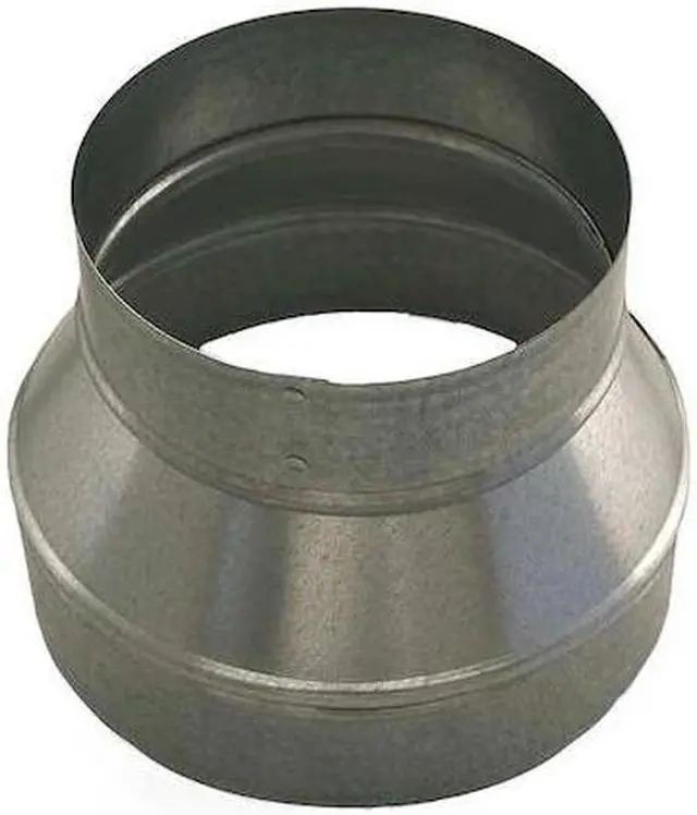 Alt view image 2 of 3 - GREENSEAM GRR9P8PGA24 Round Duct Reducer, 9 in x 8 in Duct Dia, Galvanized