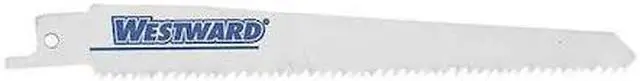Main image of WESTWARD 24A560 6 in L x 8/12 TPI Reciprocating Saw Blade, 5 PK