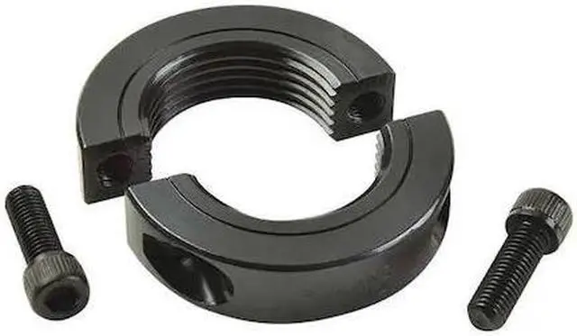 Main image of RULAND MANUFACTURING TSP-16-14-F Shaft Collar,Threaded,2Pc,1-14 In,Steel