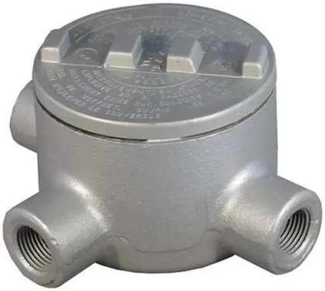 Alt view image 3 of 3 - APPLETON ELECTRIC GRT100 Conduit Outlet Body,Iron,T,1 In.