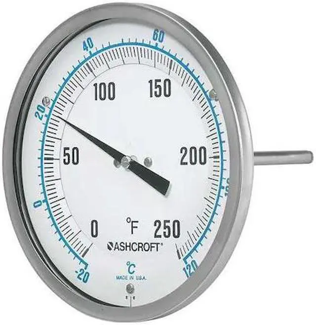 Alt view image 3 of 3 - ASHCROFT 50EI60R Dial Thermometer,Silicone Dampening