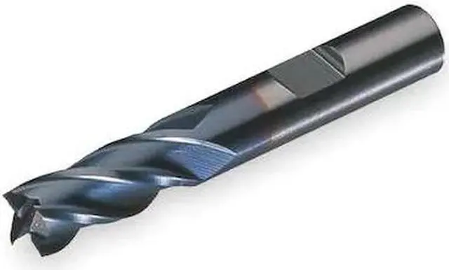 Alt view image 2 of 2 - End Mill, HSS, TiCN, 7/16, 4 FL, SGL Sq End