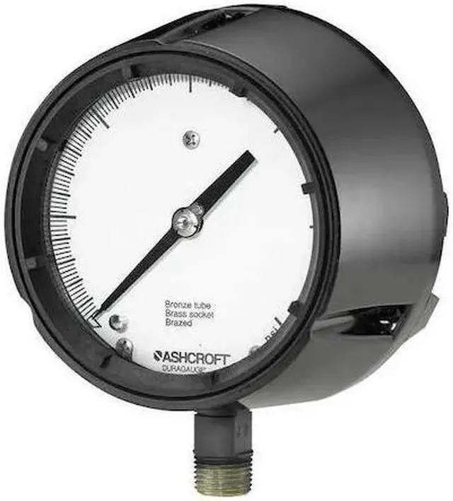 Alt view image 3 of 3 - ASHCROFT 451259SD04L300# Process Pressure Gauge, 0 to 300 psi, 4 1/2 in Dial,