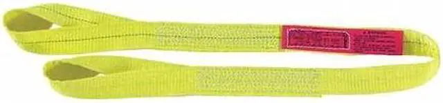 Alt view image 2 of 2 - LIFT-ALL EE2801DTX4 Web Sling, Type 4, 4 ft L, 1 in W, Polyester, Yellow