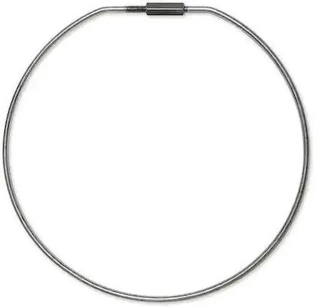 Alt view image 2 of 2 - LUCKY LINE 79111 Split Key Ring, Gray, Steel, Threaded, Galvanized