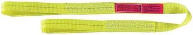 Alt view image 2 of 2 - LIFT-ALL EE2803DFX10 Web Sling, Type 3, 10 ft L, 3 in W, Polyester, Yellow