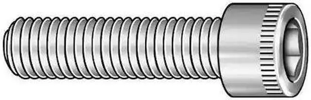 Alt view image 3 of 3 - ZORO SELECT M12C50KCS M12-1.75 Cylindrical Socket Head Cap Screw, 50 mm L, 50 PK