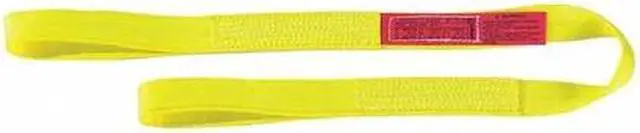 Alt view image 2 of 2 - LIFT-ALL EE2602NFX10 Web Sling, Type 3, 10 ft L, 2 in W, Nylon, Yellow