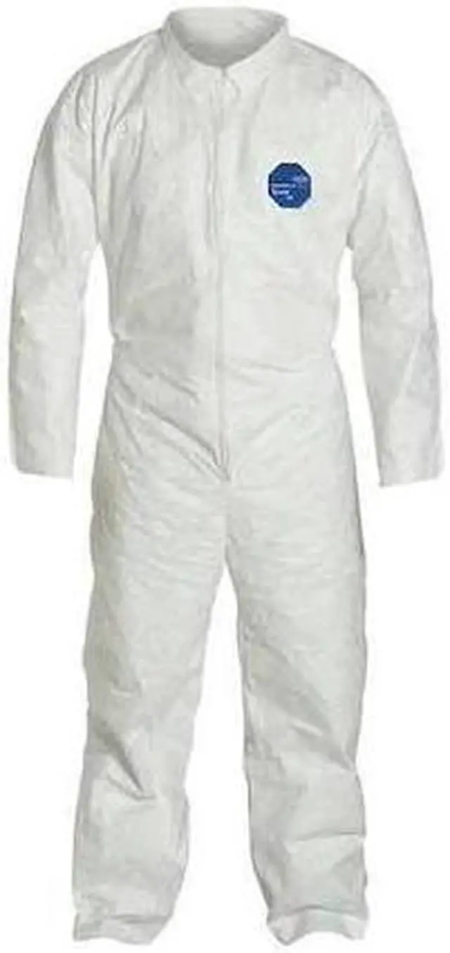 Alt view image 6 of 7 - Dupont Tyvek Coverall Zip Ft  Size Xl